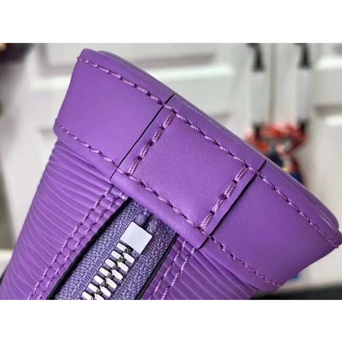 Louis Vuitton LV Women Nano Alma Handbag Lilas Provence Lilac Epi Grained Cowhide Leather