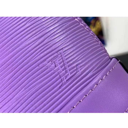 Louis Vuitton LV Women Nano Alma Handbag Lilas Provence Lilac Epi Grained Cowhide Leather