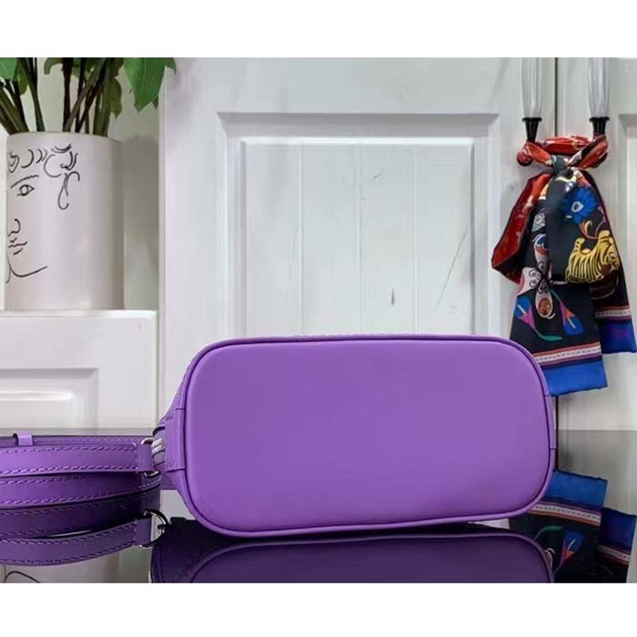 Louis Vuitton LV Women Nano Alma Handbag Lilas Provence Lilac Epi Grained Cowhide Leather
