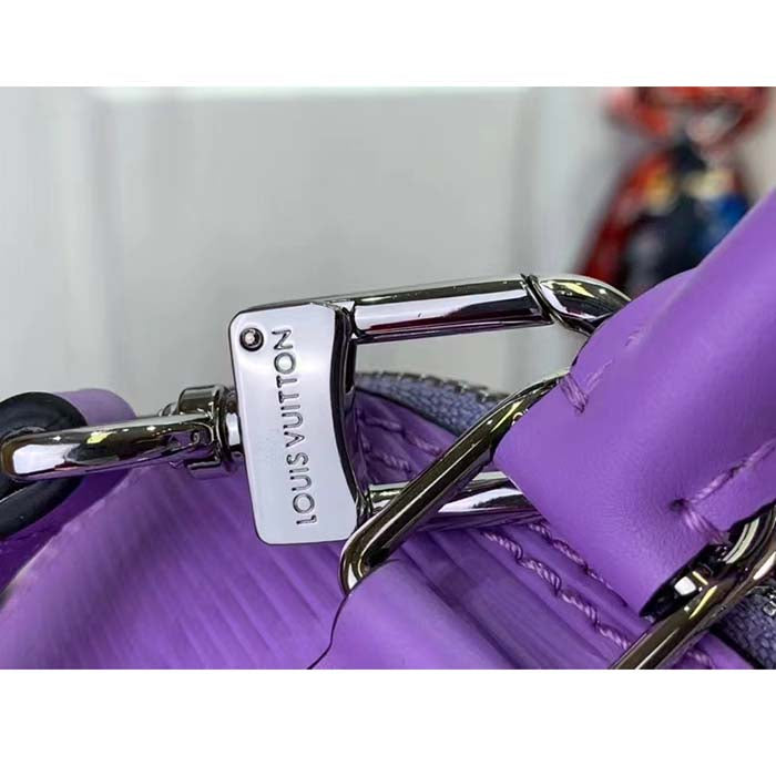 Louis Vuitton LV Women Nano Alma Handbag Lilas Provence Lilac Epi Grained Cowhide Leather