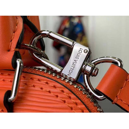 Louis Vuitton LV Women Nano Alma Handbag Minnesota Orange Epi Grained Cowhide Leather