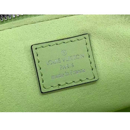 Louis Vuitton LV Women Nano Alma Handbag Vert Noto Green Epi Grained Cowhide Leather