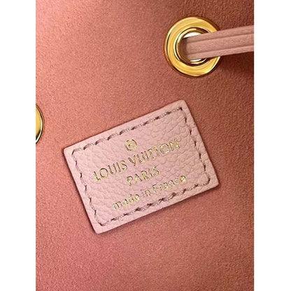 Louis Vuitton LV Women NéoNoé Bucket Bag Pink Sprayed Embossed Grained Cowhide