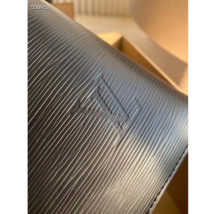 Louis Vuitton LV Women NéoNoé MM Bucket Black Epi Grained Cowhide Leather
