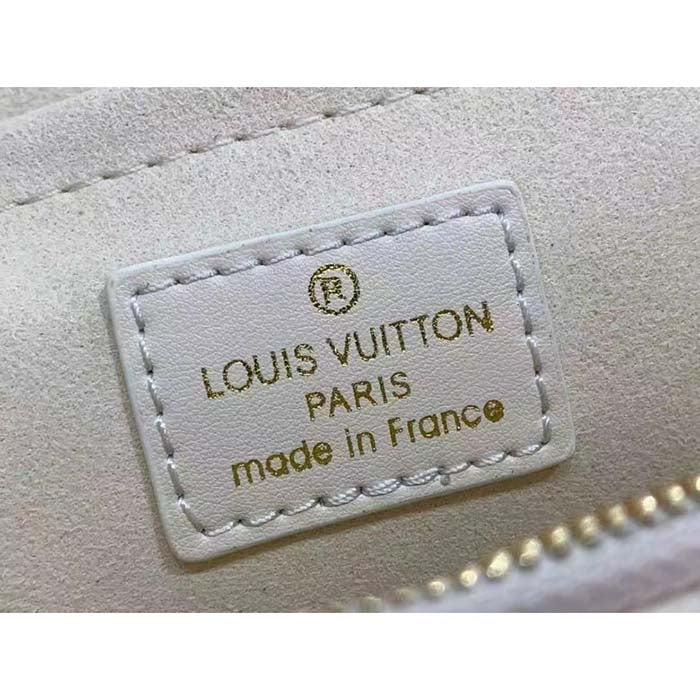 Louis Vuitton LV Women New Wave Chain Bag GM Ivory Quilted Smooth Calf Leather
