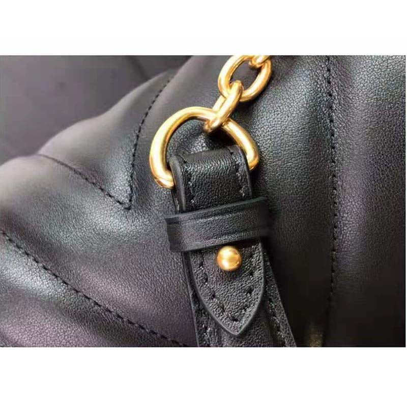 Louis Vuitton LV Women New Wave Multi-Pochette Black Smooth Cowhide Leather