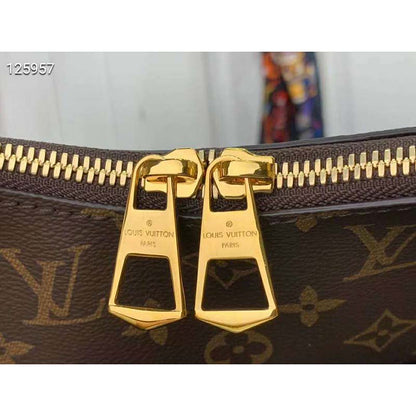 Louis Vuitton LV Women Odéon MM Monogram Coated Canvas-Brown