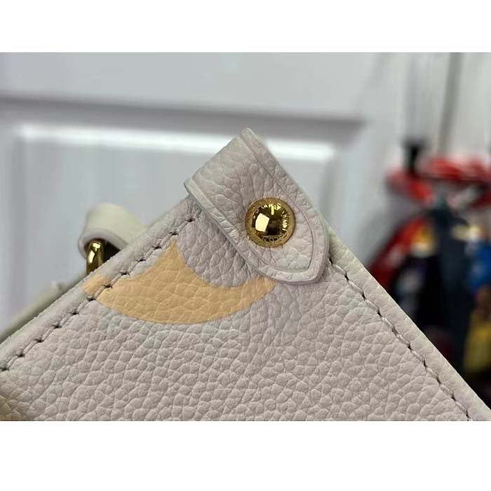 Louis Vuitton LV Women OnTheGo PM Neutral Gradient Monogram Empreinte Embossed Cowhide Leather