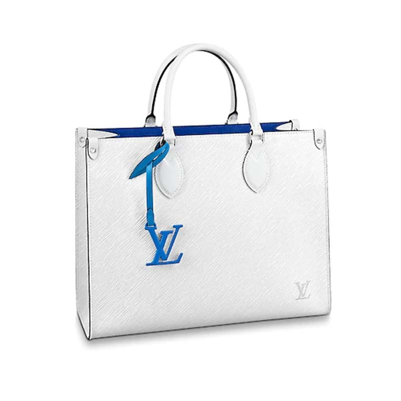 Louis Vuitton LV Women Onthego MM Tote Bag Epi Grained Leather