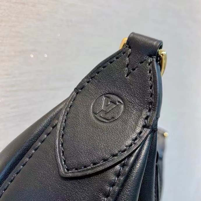 Louis Vuitton LV Women Over The Moon Black Quilted Embroidered Smooth Calf Leather