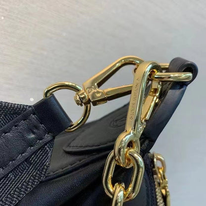 Louis Vuitton LV Women Over The Moon Black Quilted Embroidered Smooth Calf Leather