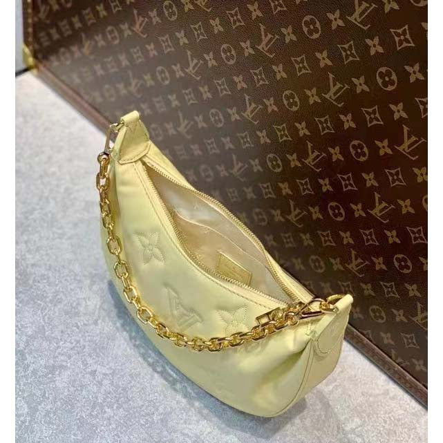 Louis Vuitton LV Women Over The Moon Yellow Quilted Embroidered Smooth Calf Leather