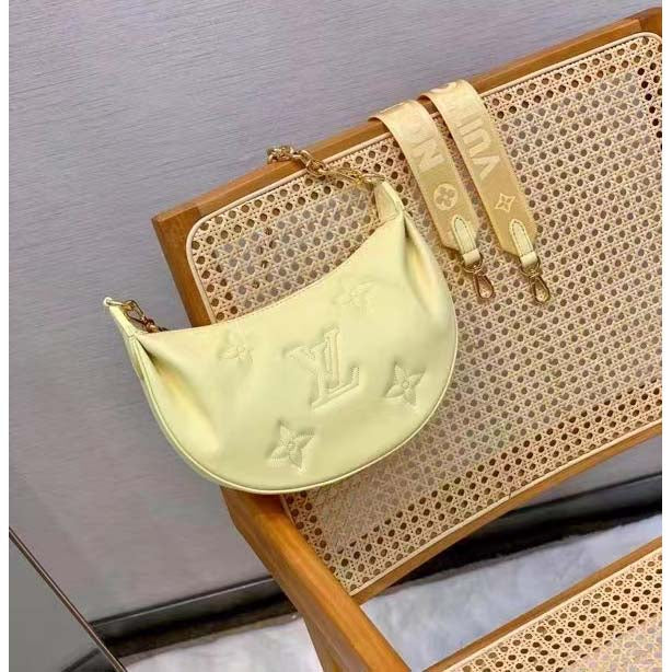 Louis Vuitton LV Women Over The Moon Yellow Quilted Embroidered Smooth Calf Leather