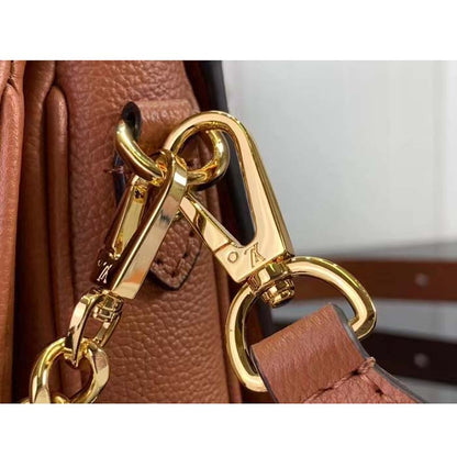 Louis Vuitton LV Women Oxford Cognac Grained Calf Leather Microfiber Lining