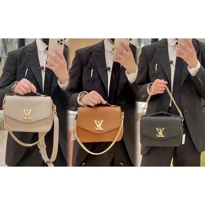 Louis Vuitton LV Women Oxford Cognac Grained Calf Leather Microfiber Lining