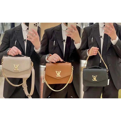Louis Vuitton LV Women Oxford Cognac Grained Calf Leather Microfiber Lining
