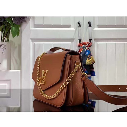 Louis Vuitton LV Women Oxford Cognac Grained Calf Leather Microfiber Lining