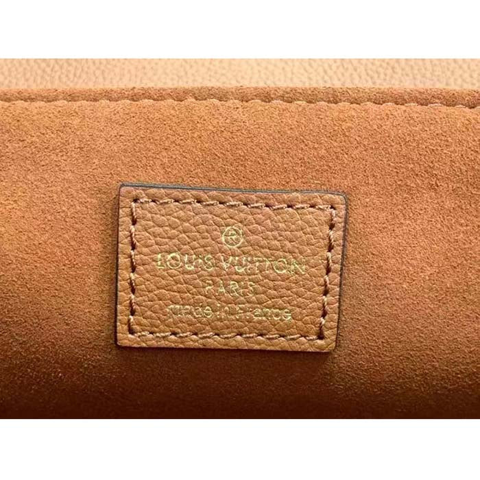 Louis Vuitton LV Women Oxford Cognac Grained Calf Leather Microfiber Lining