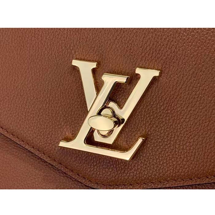 Louis Vuitton LV Women Oxford Cognac Grained Calf Leather Microfiber Lining