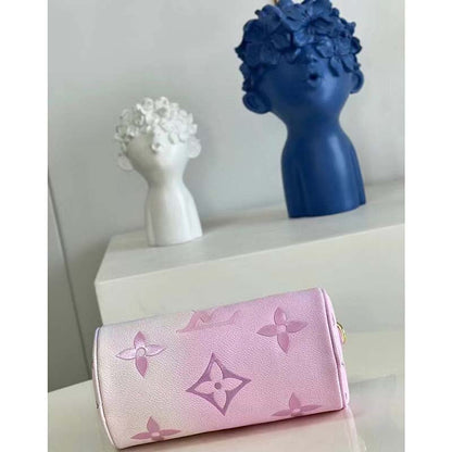 Louis Vuitton LV Women Papillon BB Handbag Sunrise Pastel Monogram Coated Canvas
