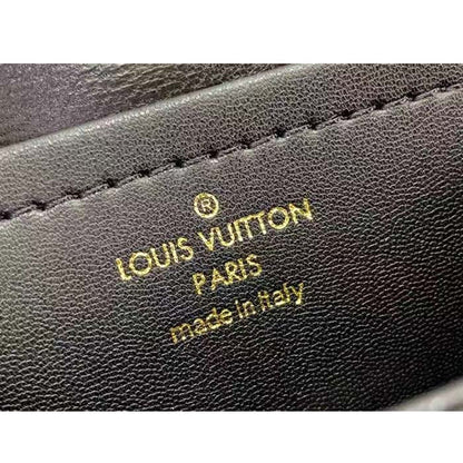 Louis Vuitton LV Women Pico GO-14 Black Lamb Leather Lambskin Cowhide Leather