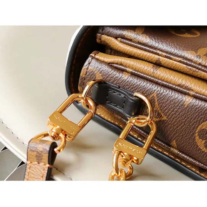 Louis Vuitton LV Women Pochette Métis Bag Brown Monogram Reverse Coated Canvas