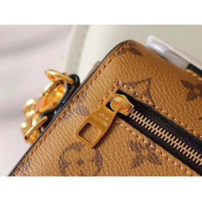 Louis Vuitton LV Women Pochette Métis Bag Brown Monogram Reverse Coated Canvas