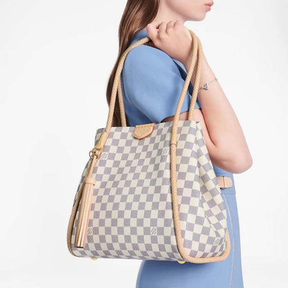 Louis Vuitton LV Women Propriano Damier Azur Coated Canvas Exterior