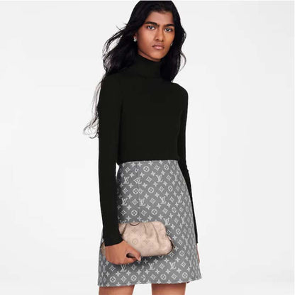 Louis Vuitton LV Women Scala Mini Pouch Coquille Mahina Perforated Calf Leather