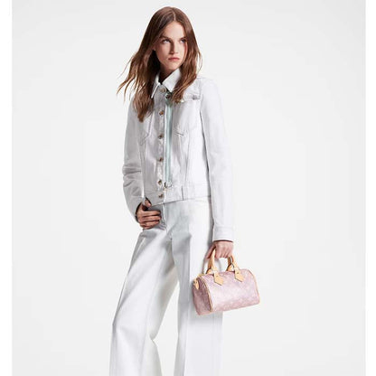 Louis Vuitton LV Women Seedy Bandoulière 20 Pink Monoglam Rose Monoglam Coated Canvas