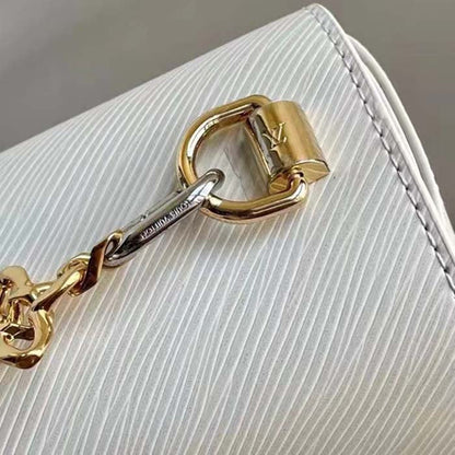 Louis Vuitton LV Women Twist MM Quartz Epi Grained Leather Cowhide Lock