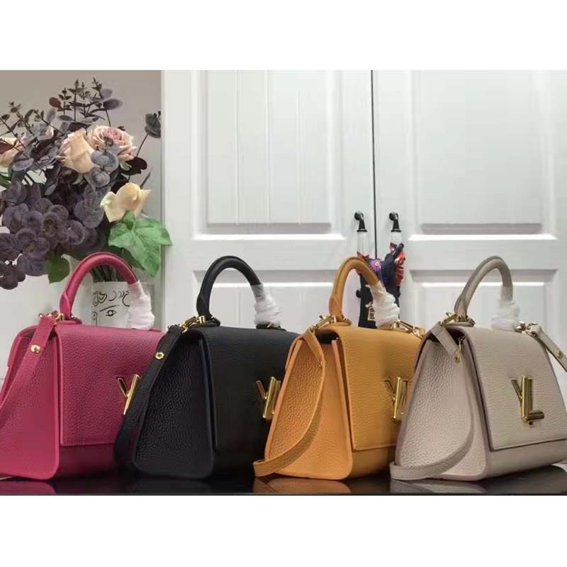 Louis Vuitton LV Women Twist One Handle BB Handbag Dragon Fruit Pink Taurillon