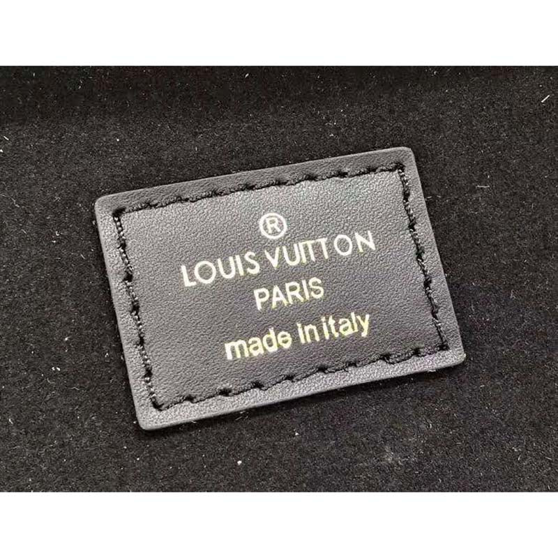 Louis Vuitton LV Women Vanity PM Handbag Black Monogram-Embossed Lambskin