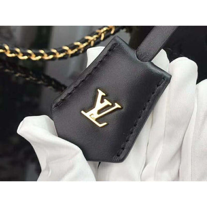 Louis Vuitton LV Women Vanity PM Handbag Black Monogram-Embossed Lambskin