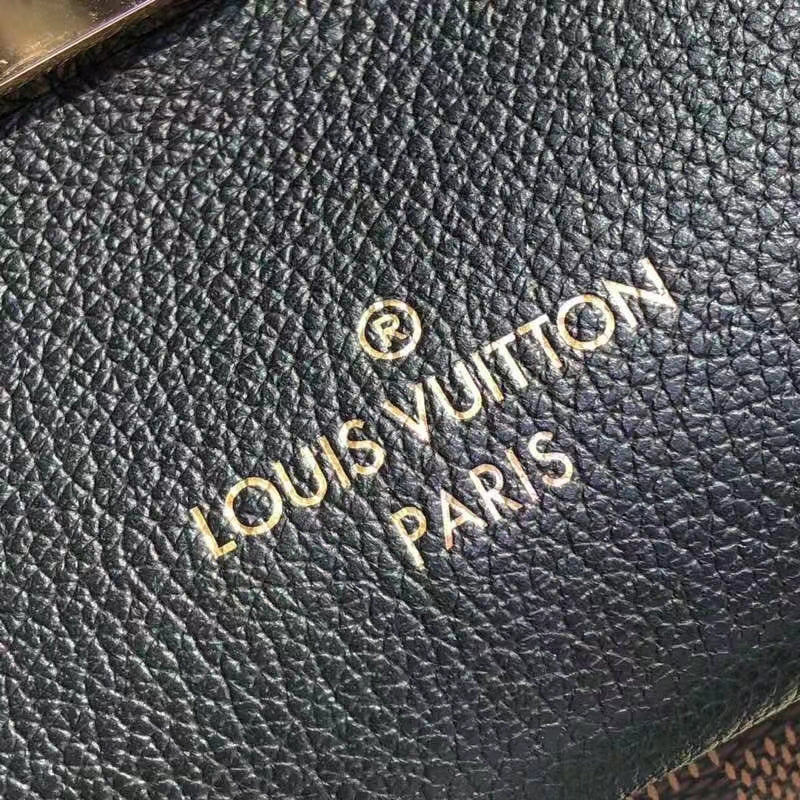 Louis Vuitton LV Women Vavin PM Wallet Black Damier Ebene Coated Canvas