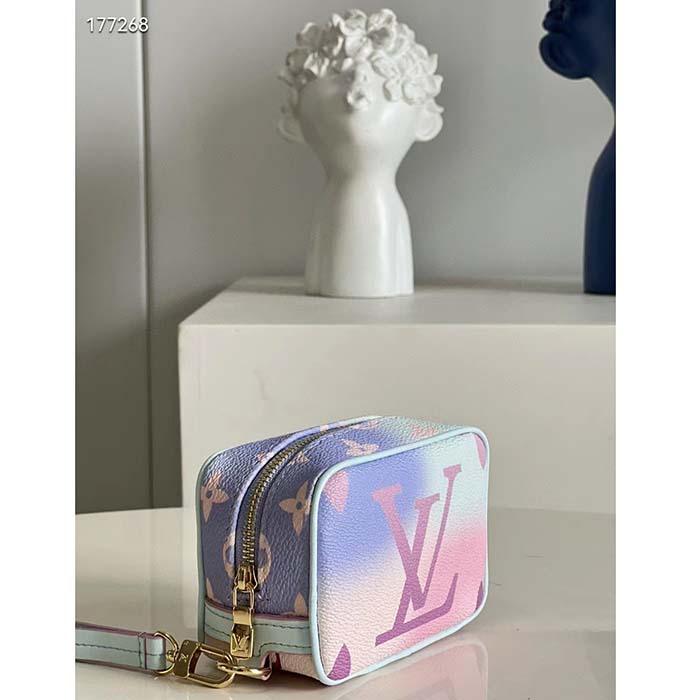 Louis Vuitton LV Women Wapity Case Sunrise Pastel Monogram Coated Canvas