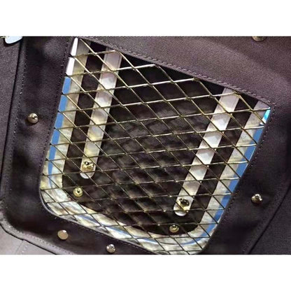 Louis Vuitton Unisex Dog Bag Carrier Brown Monogram Coated Canvas Cowhide Leather
