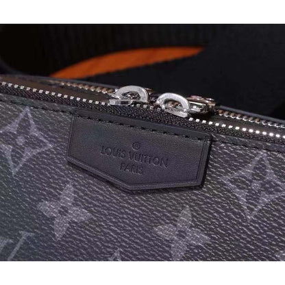 Louis Vuitton Unisex LV Alpha Wearable Wallet Grey Monogram Eclipse Coated Canvas