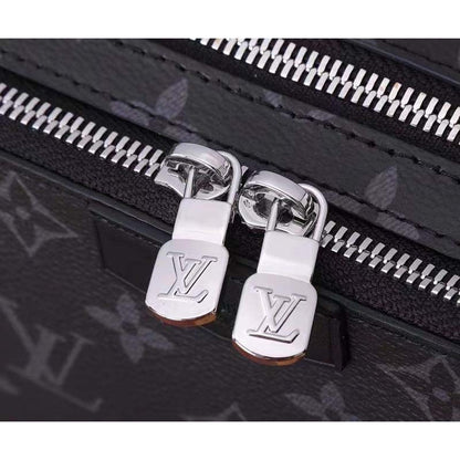 Louis Vuitton Unisex LV Alpha Wearable Wallet Grey Monogram Eclipse Coated Canvas