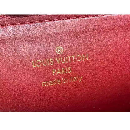 Louis Vuitton Women LV Orsay MM Handbag White Cowhide Leather Flap Closure N-Lock