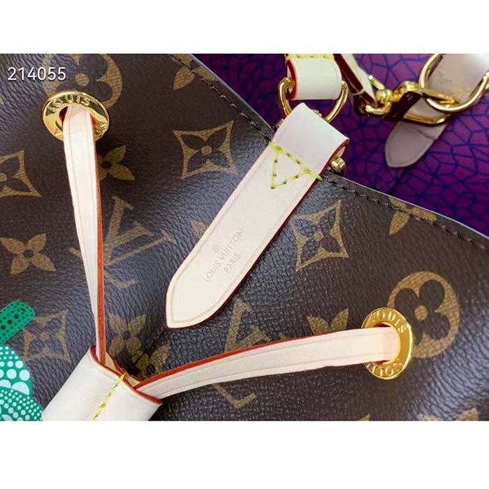Louis Vuitton Women LVxYK NeoNoé MM Monogram Coated Canvas Pumpkin Print