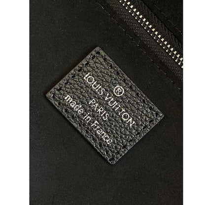 Louis Vuitton Women LVxYK Neverfull MM Tote Black White Embossed Grained Monogram Empreinte Cowhide