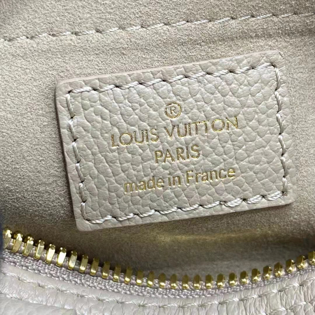 Louis Vuitton Women Papillon BB Dove Cream Embossed Supple Grained Cowhide Leather