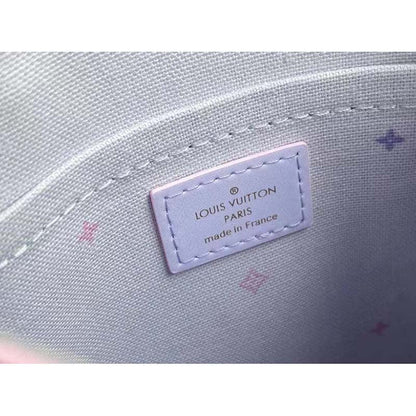 Louis Vuitton Women Petit Sac Plat Sunrise Pastel Monogram Coated Canvas Cowhide