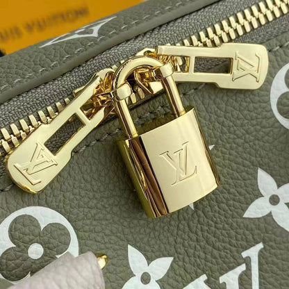 Louis Vuitton Women Speedy Bandouliere 20 Bag Printed Embossed Grained Cowhide Leather
