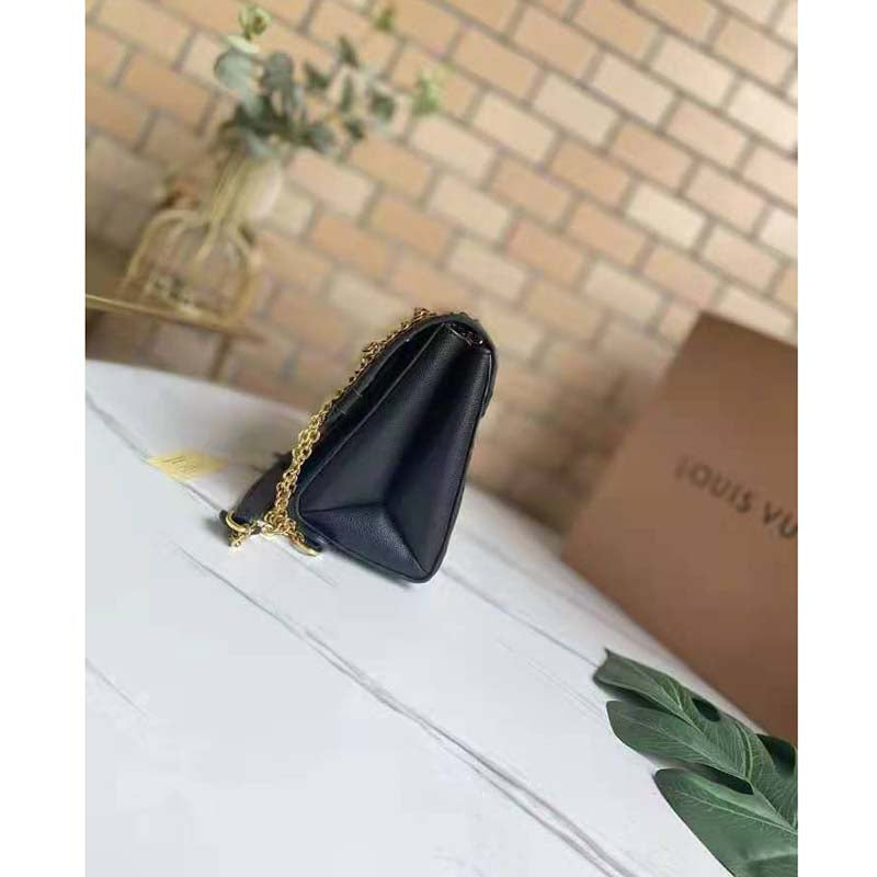 Louis Vuitton Women Vavin BB Black Embossed Supple Grained Cowhide Leather