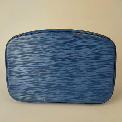 LOUIS VUITTON Beauty Case Vanity Epi light blue bag