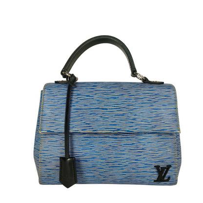 LOUIS VUITTON Cluny bag in light blue epi leather