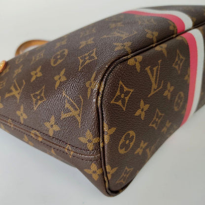 LOUIS VUITTON handbag Neverfull PM monogram with initials