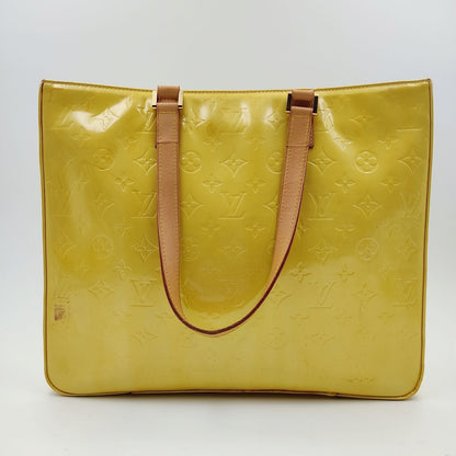 LOUIS VUITTON Colombus shopper shoulder bag in patent leather